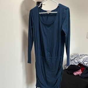 Banana Republic Teal Long Sleeve Dress